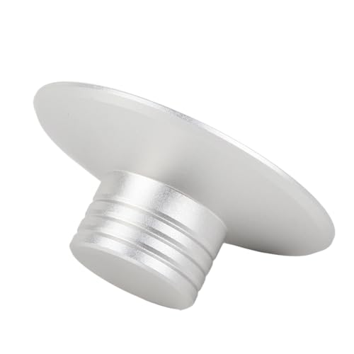 78 -mm -Aluminium -Legierungs -Rekord -Gewichtsstabilisator, Playerscheibe aus der Platte mit Plattenspieler, verbessert die Klangqualität, reduziert die Vibration, dauerhaft und (Silver) von Ylwxzenith