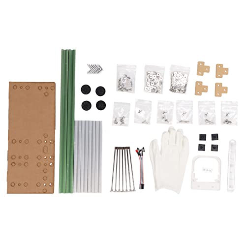 ATX Open Bracket DIY Bare Frame für Zuhause, unterstützt 4 PCI -Slots, Gute Wärmeabteilung, ausgelöste Aluminiumlegierung (Green Silver) von Ylwxzenith