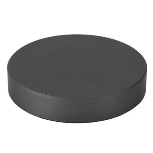 Aluminiumlegierungs -Scheibenstabilisator für Plattenspieler, 194G Leichtes HiFi -Rekordgewicht, reduziert die Vibration und verbessert die Klangqualität, die universelle (Black) von Ylwxzenith