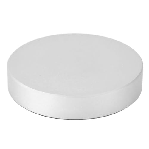 Aluminiumlegierungs -Scheibenstabilisator für Plattenspieler, 194G Leichtes HiFi -Rekordgewicht, reduziert die Vibration und verbessert die Klangqualität, die universelle (Silver) von Ylwxzenith