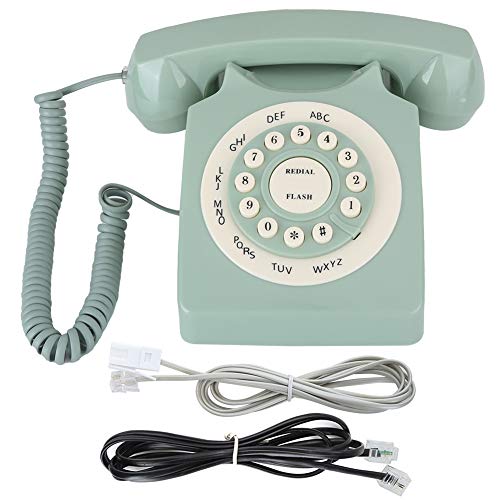 Antique European Vintage Landline Telephone in Green, Definition Call Quality, Large Clear Buttons, Stable Waft for Home Office Use Antique European Vintage Landline Telephone in Green, Definition Call Quality, Large Clear Buttons, Stable Waft for Home Office Use von Ylwxzenith