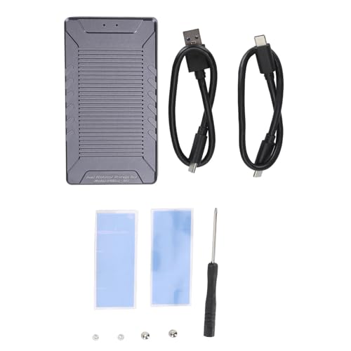 Double M.2 NVMe NGFF SSD Enclosure, USB 3.2 Gen 2 10Gbps Type C External , Supports M.2 2230/42/60/80 SSDs, Aluminum Alloy Material, Heat Dissipation , Plug and Play Functionality Double M.2 NVMe NGFF SSD Enclosure, USB 3.2 Gen 2 10Gbps Type C External , Supports M.2 2230/42/60/80 SSDs, Aluminum Alloy Material, Heat Dissipation , Plug and Play Functionality von Ylwxzenith