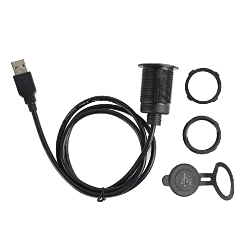 Dual USB 2.0 Male to Female Car Mount Flush Cable, ABS Material, Plug and Play, for Dashboard Panel Mount in RVs, Boats Dual USB 2.0 Male to Female Car Mount Flush Cable, ABS Material, Plug and Play, for Dashboard Panel Mount in RVs, Boats von Ylwxzenith