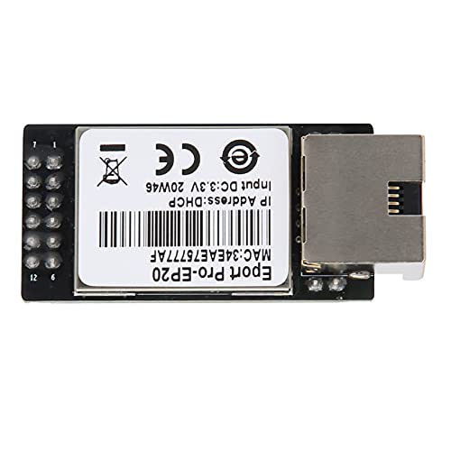 EP20 Serial to Ethernet -Modul TTL Networking Server Industrial -Grade -Netzwerkport für System, Unterstützung von Web -OTA -Sicherheitsprotokollen, 10/100m Ethernet Auto von Ylwxzenith