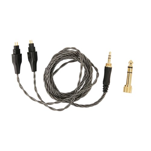 Headphone Replacement Cable with 3.5mm Plug and 6.35mm Adapter, Resolution Sound, Low Noise Silver Plated Copper Wire, Durably Material, Compatible with Headphone Replacement Cable with 3.5mm Plug and 6.35mm Adapter, Resolution Sound, Low Noise Silver Plated Copper Wire, Durably Material, Compatible with von Ylwxzenith