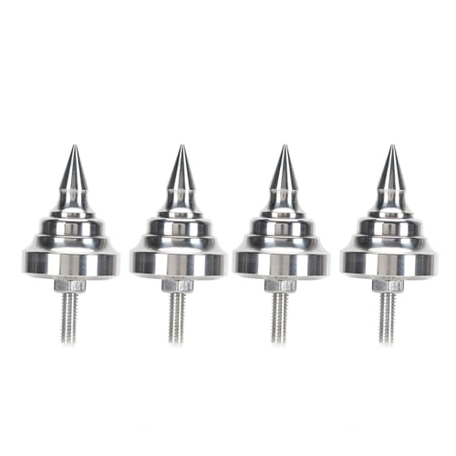 HiFi -Lautsprecher Spikes, schockdes Edelstahl -Isolationspike -Füße für Verstärker -CD -DVD -Player, Set von 4 (M8) von Ylwxzenith