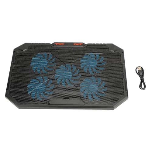 Laptop -Kühlkissen mit 5 Lüfter und RGB -Beleuchtung, Höhe für 13 17 -Zoll -Notizbücher, effiziente Wärmeabteilung Laptop -Kühlkissen mit 5 Lüfter und RGB -Beleuchtung, Höhe für 13 17 -Zoll -Notizbücher, effiziente Wärmeabteilung von Ylwxzenith