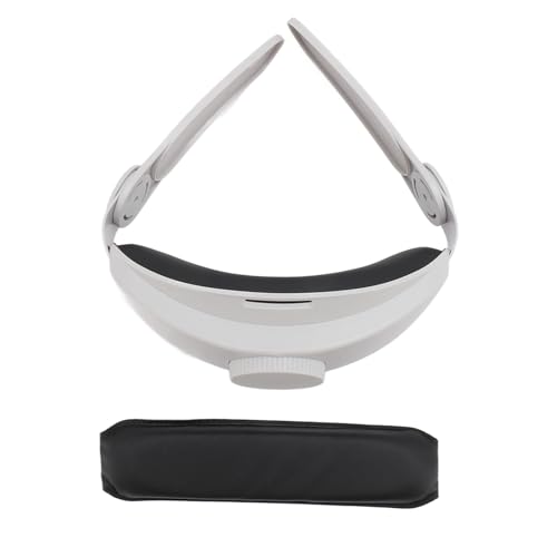 Leichter Ersatzgurt für VR-Headset für verbesserte Gaming-Immersion. PU-Lederpolster für Komfort und Atmungsaktivität. (White) von Ylwxzenith