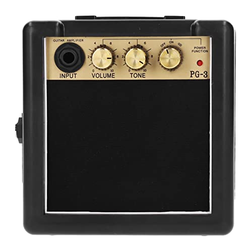 Portable Mini Guitar Amplifier PG‑3 3W, ‑Sensitivity Speaker, Clear Sound, Volume Control, Input Headphone Ports, Durably Metal Plastic Material, Elegant Black Portable Mini Guitar Amplifier PG‑3 3W, ‑Sensitivity Speaker, Clear Sound, Volume Control, Input Headphone Ports, Durably Metal Plastic Material, Elegant Black von Ylwxzenith