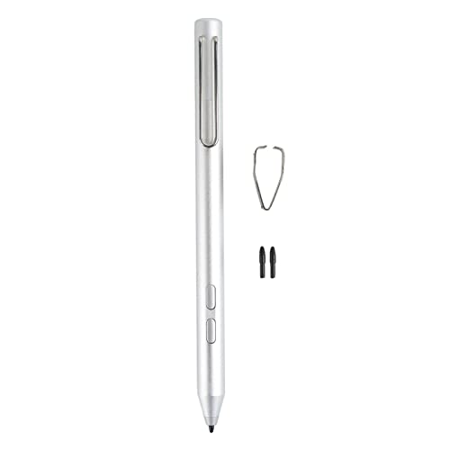 Silver Pen for Tablet Pro 6 5 4 3, 2048 Pressure Sensitivity, 2 Buttons, Touch Screen Digital Pen with 2 Nibs, Accurate Drawing and Writing Silver Pen for Tablet Pro 6 5 4 3, 2048 Pressure Sensitivity, 2 Buttons, Touch Screen Digital Pen with 2 Nibs, Accurate Drawing and Writing von Ylwxzenith