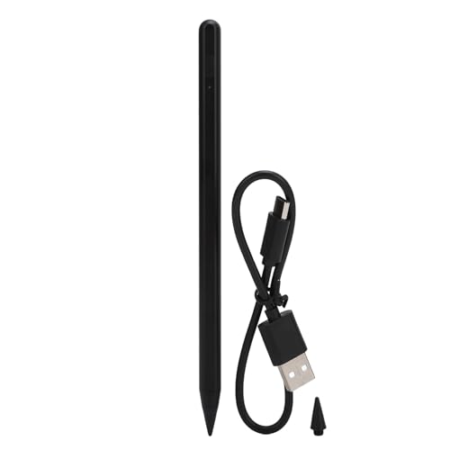 Tablet Active Pen with Tilt Sensitivity Attachment, Bold Writing for Tablets, Misoperation (Black) von Ylwxzenith