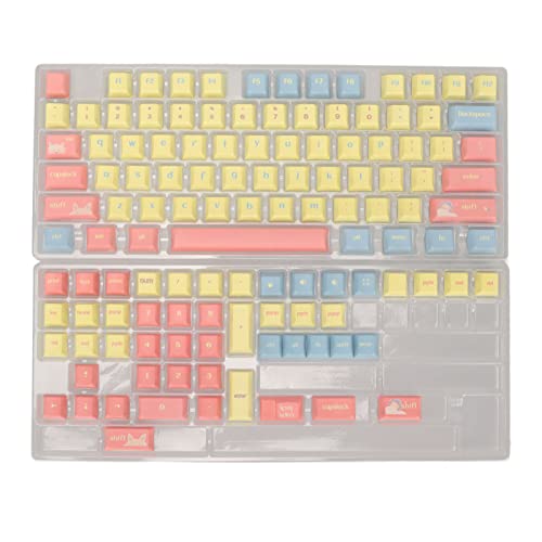 Ylwxzenith 124 Taste PBT Mechanische Tastaturschlüsselkaps, Kirschhöhe kompatibel, lebhafte Farbstoff -Sublimation -Farben für 61/87/100/104/108 Tastaturen Ylwxzenith 124 Taste PBT Mechanische Tastaturschlüsselkaps, Kirschhöhe kompatibel, lebhafte Farbstoff -Sublimation -Farben für 61/87/100/104/108 Tastaturen von Ylwxzenith