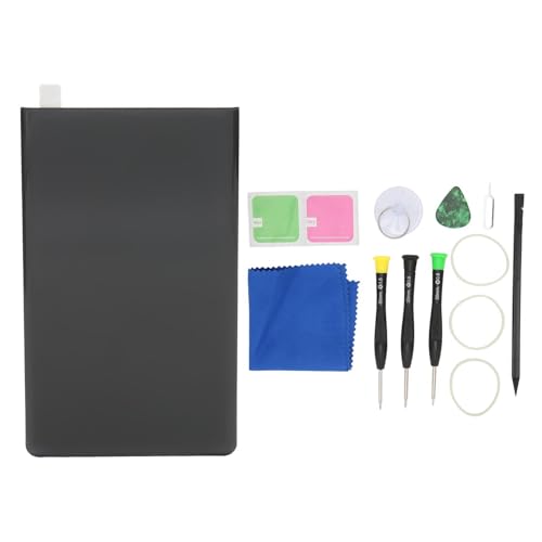 Ylwxzenith 6 Pro Back Glass Panel Replacement, Durably Glass Material, Fit Replacement with Installation Adhesive Tape and Repair Tools Kit (Black) von Ylwxzenith