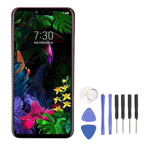 Ylwxzenith 6.1 Inch Multi Touch Screen Replacement for G8, 3120x1440 Resolution, 563ppi, Color Saturation, with Repair Tool Kit, Compatible with LMG820 G820QM (Red) von Ylwxzenith