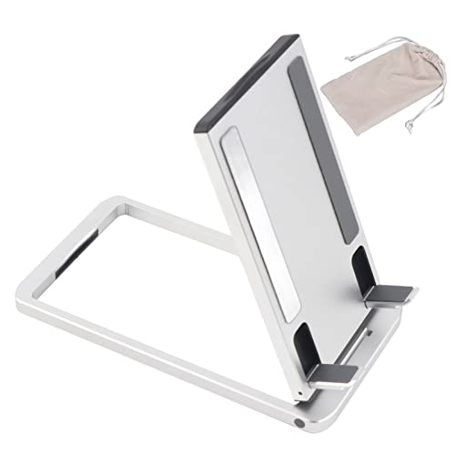 Ylwxzenith Cell Phone Stand, Foldable Aluminum Alloy Material, Portable, Universal Compatibility for Phones and Tablets Under 12.7 Inches, Silver Color with Storage Ylwxzenith Cell Phone Stand, Foldable Aluminum Alloy Material, Portable, Universal Compatibility for Phones and Tablets Under 12.7 Inches, Silver Color with Storage von Ylwxzenith