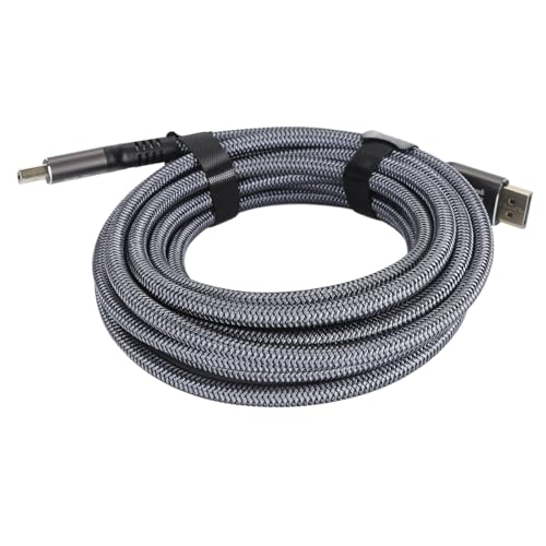 Ylwxzenith DisplayPort 2.1 Kabel 16,4ft, 40 Gbit/s Bandbreite, unterstützt 16K bei 30 Hz, 3D Dynamic HDR, Gold -Plattierstecker, EMI, Ergonomisch, kompatibel mit G8 G9 Ylwxzenith DisplayPort 2.1 Kabel 16,4ft, 40 Gbit/s Bandbreite, unterstützt 16K bei 30 Hz, 3D Dynamic HDR, Gold -Plattierstecker, EMI, Ergonomisch, kompatibel mit G8 G9 von Ylwxzenith