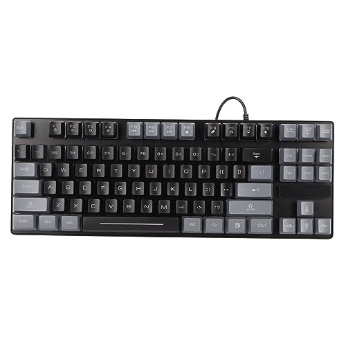 Ylwxzenith Mechanische Gaming -Tastatur, 87 Taste USB -Kabel, mehrfarbige Rückbeleuchtung, ergonomische Spiele und Büroarbeit Ylwxzenith Mechanische Gaming -Tastatur, 87 Taste USB -Kabel, mehrfarbige Rückbeleuchtung, ergonomische Spiele und Büroarbeit von Ylwxzenith
