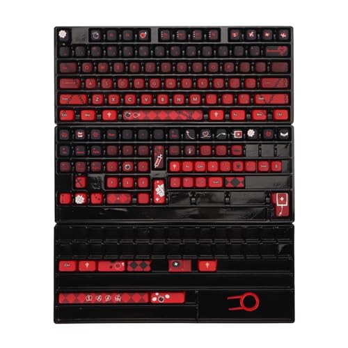 Ylwxzenith Mechanische Tastaturschlüsselkaps für mechanische Tastatur, 140 Tastengradienten -Farbstoff -Sublimation, Glättung von DIY -Gaming -Tastaturkaps mit Tastaturcap -Puller, weit Ylwxzenith Mechanische Tastaturschlüsselkaps für mechanische Tastatur, 140 Tastengradienten -Farbstoff -Sublimation, Glättung von DIY -Gaming -Tastaturkaps mit Tastaturcap -Puller, weit von Ylwxzenith