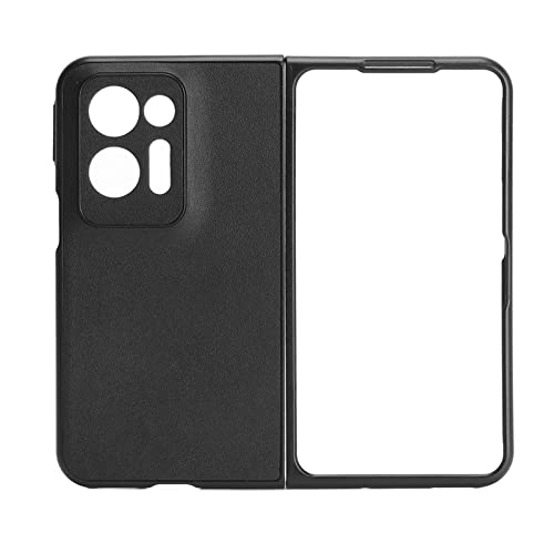 Ylwxzenith Protective Shockproof Drop Genuine Leather for Find N2, Slim and Lightweight, Installation, Fit, Scratch, Touch (Black) von Ylwxzenith