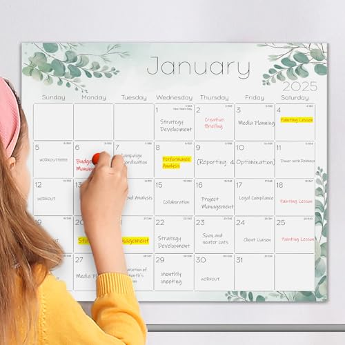 Magnetischer Kalender für Kühlschrank – 2025 Kalender Kühlschrankmagnet von jetzt bis Dezember 2025, große Größe (33 x 27,9 cm), 15 Monate Wandkalender für einfache Planung und verbesserte Effizienz Magnetischer Kalender für Kühlschrank – 2025 Kalender Kühlschrankmagnet von jetzt bis Dezember 2025, große Größe (33 x 27,9 cm), 15 Monate Wandkalender für einfache Planung und verbesserte Effizienz von Ymumuda