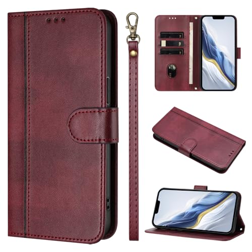 Ymyhyuxi Klapphülle aus Leder für Samsung Galaxy F06 5G, Visitenkartenetui, Brieftasche, Handytasche, Violett Ymyhyuxi Klapphülle aus Leder für Samsung Galaxy F06 5G, Visitenkartenetui, Brieftasche, Handytasche, Violett von Ymyhyuxi