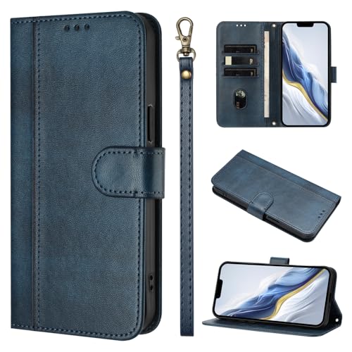 Ymyhyuxi Leder-Klapphülle für RedMi Note 12T Pro, Visitenkartenetui, Handytasche, Marineblau Ymyhyuxi Leder-Klapphülle für RedMi Note 12T Pro, Visitenkartenetui, Handytasche, Marineblau von Ymyhyuxi