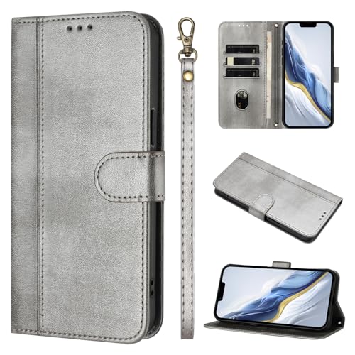 Ymyhyuxi Leder-Klapphülle für Samsung Galaxy Note 10, Visitenkartenetui, Handytasche, Grau Ymyhyuxi Leder-Klapphülle für Samsung Galaxy Note 10, Visitenkartenetui, Handytasche, Grau von Ymyhyuxi