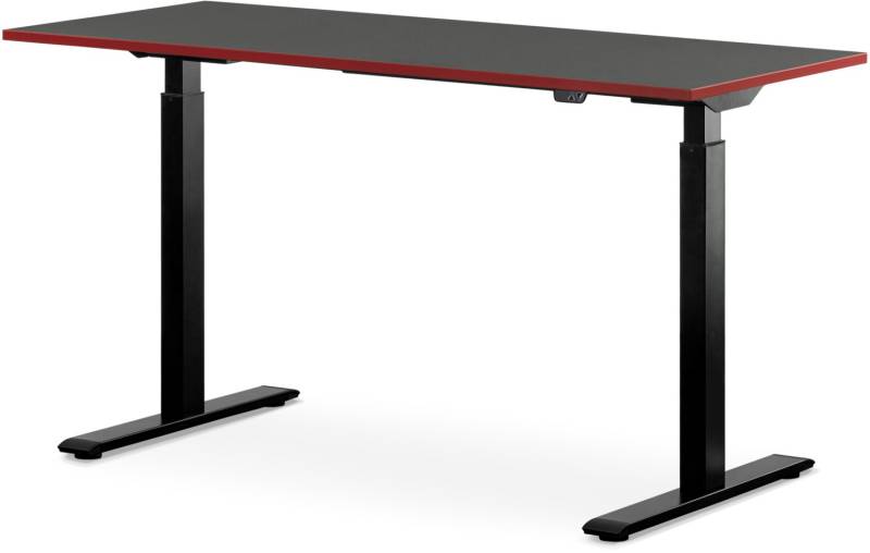 Gaming Desk 140x60cm schwarz/rot von Yngvi