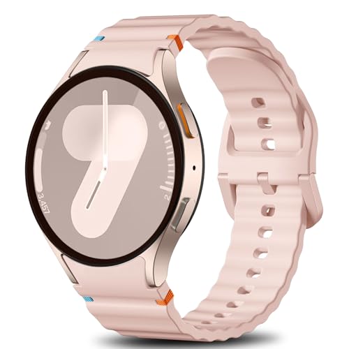Ynitec Armbänder Kompatibel mit Samsung Galaxy Watch 7 Armband 40mm 44mm - 2025 Upgraded Keine Lücke Sport Silikonarmband für Watch-S 6 5 4 FE, 20mm Uhrenband für GalaxyWatch Classic/Pro, Rosa Ynitec Armbänder Kompatibel mit Samsung Galaxy Watch 7 Armband 40mm 44mm - 2025 Upgraded Keine Lücke Sport Silikonarmband für Watch-S 6 5 4 FE, 20mm Uhrenband für GalaxyWatch Classic/Pro, Rosa von Ynitec