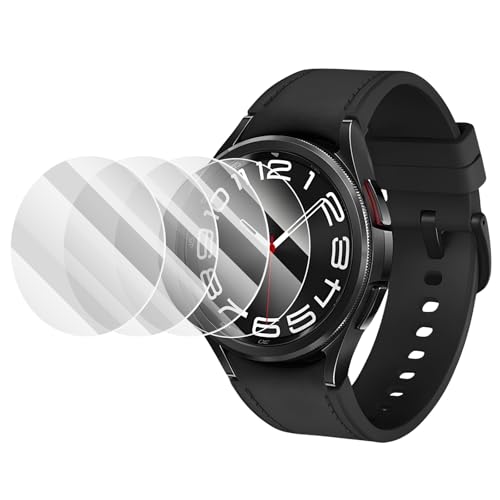 Ynkkvre 4 Stück Kompatibel Watch 6 Classic 47mm Schutzfolie Glas, Wasserdichtes Glas Schutz Displayschutzfolie, Anti-Kratzen Hohe Klar Glas Displayschutzfolie für Watch 6 47MM, Einfache Installation. Ynkkvre 4 Stück Kompatibel Watch 6 Classic 47mm Schutzfolie Glas, Wasserdichtes Glas Schutz Displayschutzfolie, Anti-Kratzen Hohe Klar Glas Displayschutzfolie für Watch 6 47MM, Einfache Installation. von Ynkkvre