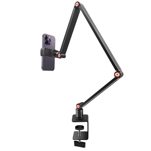 Arm Clamp Clip Handyhalterung, Telefon-Verlängerungstisch Halter | 360 Grad Winkelhalter,Tabletständer für Schreibtisch, robuster und flexibler langer Armbügel für Bettumrandung im Schlafzimmer Arm Clamp Clip Handyhalterung, Telefon-Verlängerungstisch Halter | 360 Grad Winkelhalter,Tabletständer für Schreibtisch, robuster und flexibler langer Armbügel für Bettumrandung im Schlafzimmer von Ynnhik