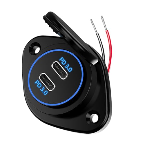 Bus-Ladegerät, USB Auto-Ladegerät | 2-Port-12V/24V USB-Ladebuchse für Bus | Plug and Play Road Trip muss Ladebuchse für Navigator haben, drahtlose Kopfhörer Bus-Ladegerät, USB Auto-Ladegerät | 2-Port-12V/24V USB-Ladebuchse für Bus | Plug and Play Road Trip muss Ladebuchse für Navigator haben, drahtlose Kopfhörer von Ynnhik