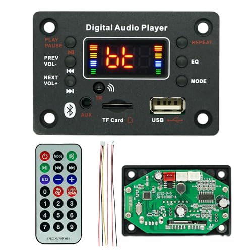 CAR MP3 Audio Receiver Modul - MP3 -Empfängerboard für drahtlose Autos | Verlustloser digitaler Sound-Player-Elektronikzubehör, hochwertige Audiokomponente für Autoenthusiasten, Anfänger, Heimsysteme CAR MP3 Audio Receiver Modul - MP3 -Empfängerboard für drahtlose Autos | Verlustloser digitaler Sound-Player-Elektronikzubehör, hochwertige Audiokomponente für Autoenthusiasten, Anfänger, Heimsysteme von Ynnhik