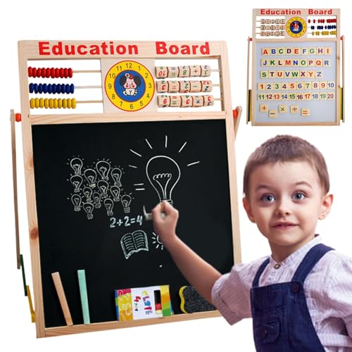 Doppelseitige Zeichenplatte, Magnetische Tabelle | Doppelseitiges Stehendes Künstlich Für Kinder | Stehendes Künstliches Finish Für Kinder, Kinderkunst Abschluss Mit Einem Kreide-Panel Doppelseitige Zeichenplatte, Magnetische Tabelle | Doppelseitiges Stehendes Künstlich Für Kinder | Stehendes Künstliches Finish Für Kinder, Kinderkunst Abschluss Mit Einem Kreide-Panel von Ynnhik