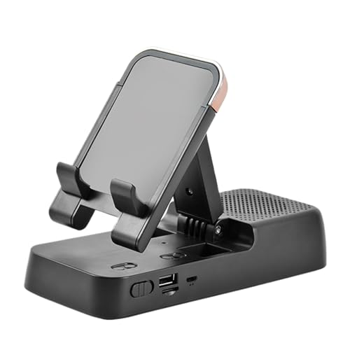 Drahtloser Audio-Telefonhalter,Audio-Telefonhalter | Drahtloser tragbarer Telefonständer mit Lautsprecher,Anti-Rutsch-Handy-Ständer verstellbarer faltbarer Handyständer für Männer und Frauen Drahtloser Audio-Telefonhalter,Audio-Telefonhalter | Drahtloser tragbarer Telefonständer mit Lautsprecher,Anti-Rutsch-Handy-Ständer verstellbarer faltbarer Handyständer für Männer und Frauen von Ynnhik