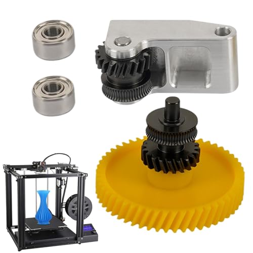 -Druckerextruder, Antriebsteil Hot End Getriebe - Extruder Getriebe Montage Gehärteter Stahl, Ersatz Extruder Druckköpfe, Druckerzubehör -Druckerextruder, Antriebsteil Hot End Getriebe - Extruder Getriebe Montage Gehärteter Stahl, Ersatz Extruder Druckköpfe, Druckerzubehör von Ynnhik