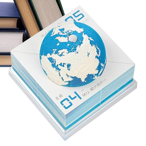 Erdkalender 2025 | Memo Pad entfernt Kalender | 3d Earth Desk Decor 2025 Kalender, Zeitstück Kalender Sticky Notizen, Planung Kalender, Home Dekoration Erdkalender 2025 | Memo Pad entfernt Kalender | 3d Earth Desk Decor 2025 Kalender, Zeitstück Kalender Sticky Notizen, Planung Kalender, Home Dekoration von Ynnhik