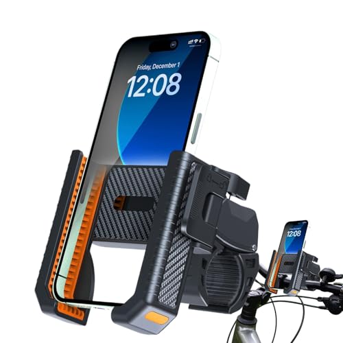 Fahrrad-Telefonhalter,Fahrrad-Telefonhalter - Scooter-Telefonhalter - Scooter-Telefonhalterung, schnelle Installation für Fahrrad-Roller, Handy-Clip für Smartphones Fahrrad-Telefonhalter,Fahrrad-Telefonhalter - Scooter-Telefonhalter - Scooter-Telefonhalterung, schnelle Installation für Fahrrad-Roller, Handy-Clip für Smartphones von Ynnhik