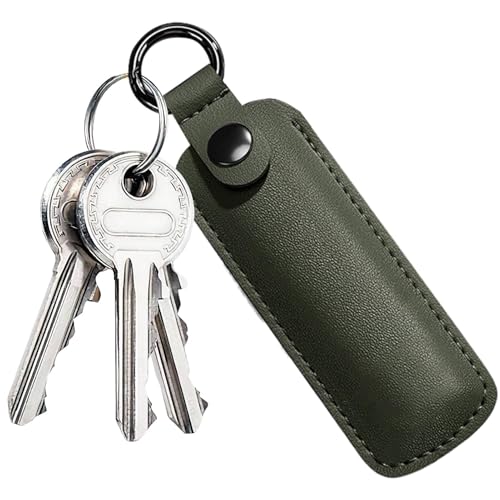Flash Drive Case, Flash Drive Aufbewahrungstasche - USB-schützende Ledertasche | USB-Gerät Schutzbox, Leder Aufbewahrungstasche mit Schlüsselanhänger für Autobesitzer von Ynnhik