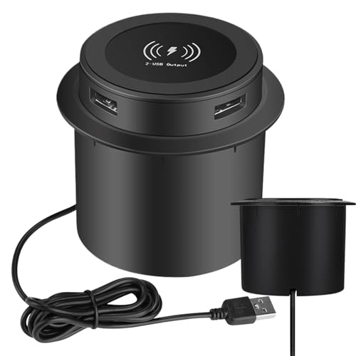 Invisible Wireless Charger - USB unter Tabelle Wireless Ladegerät - Smart multifunktionales Handy-Zubehör für Schreibtisch, Bank, Bett, WohnzimmerMehrzweck-Anwendung: Zusammenführen von praktisch Invisible Wireless Charger - USB unter Tabelle Wireless Ladegerät - Smart multifunktionales Handy-Zubehör für Schreibtisch, Bank, Bett, WohnzimmerMehrzweck-Anwendung: Zusammenführen von praktisch von Ynnhik