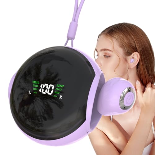 Kompakte In-Ear-Kopfhörer - Sport-Ohrhörer Mit Verstellbarem Halsband - Smart Touch Steuerung mit Geräuschreduzierung -Soundqualität und Geräuschreduktionstechnologie liefern diese Ohrhörer klare Stim Kompakte In-Ear-Kopfhörer - Sport-Ohrhörer Mit Verstellbarem Halsband - Smart Touch Steuerung mit Geräuschreduzierung -Soundqualität und Geräuschreduktionstechnologie liefern diese Ohrhörer klare Stim von Ynnhik