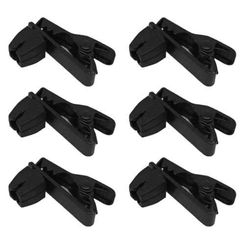 Lavalier Microphone Revers Clips - 6pcs Metall-Mikrophone Klemme für Revers - Metall-Anstecknadel Mic Clips für professionelle Performances, Business Meetings, Online-Chats Lavalier Microphone Revers Clips - 6pcs Metall-Mikrophone Klemme für Revers - Metall-Anstecknadel Mic Clips für professionelle Performances, Business Meetings, Online-Chats von Ynnhik