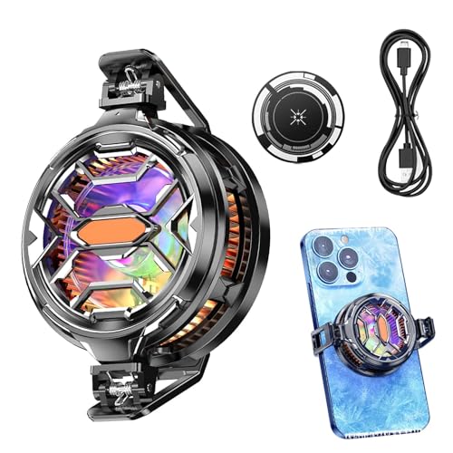 Mobil-Kühler - Magnetischer Telefonkühler | Spielkühler Typ C wiederaufladbar mit Licht Kühler Halbleiterkühlung Mobil-Kühler - Magnetischer Telefonkühler | Spielkühler Typ C wiederaufladbar mit Licht Kühler Halbleiterkühlung von Ynnhik