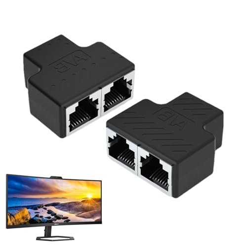 Netzwerkkabelverbindungen: "Netzwerkkabelverbindungen - Premium RJ45 Stecker mit vergoldeten Anschlüssen, die gewährleisten und schnelle Ethernet-Verbindungen, kompatibel mit CAT5E- und CAT6 Netzwerkkabelverbindungen: "Netzwerkkabelverbindungen - Premium RJ45 Stecker mit vergoldeten Anschlüssen, die gewährleisten und schnelle Ethernet-Verbindungen, kompatibel mit CAT5E- und CAT6 von Ynnhik