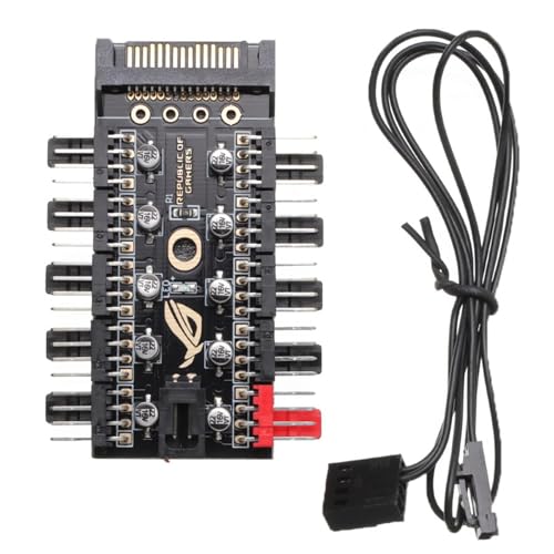 PWM Fan Hubs - CPU Kühlung Hubs Splitter Adapter, PWM Fall Fan Splitter für Lüfter, Chassis Lüfter PWM Fan Hubs - CPU Kühlung Hubs Splitter Adapter, PWM Fall Fan Splitter für Lüfter, Chassis Lüfter von Ynnhik