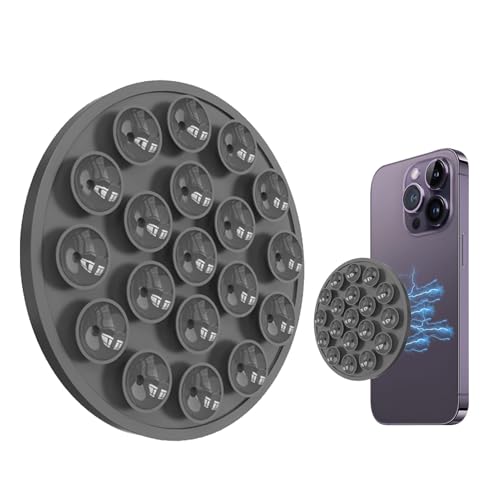 Saugtelefongehäuse, magnetischer -Telefonsauggriff, Spiegel Duschtelefon-Halter für die meisten Handys, Telefonständer klebrig für Selfies und Videos, Telefonzubehör Saugtelefongehäuse, magnetischer -Telefonsauggriff, Spiegel Duschtelefon-Halter für die meisten Handys, Telefonständer klebrig für Selfies und Videos, Telefonzubehör von Ynnhik