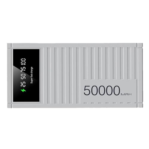 Schnellladebank - Tragbare Ladebank, Schnellladebank mit 50000mAh Kapazität für Telefon, Multifunktionaler Telefonakku mit LED-Display für Wandern, Camping Schnellladebank - Tragbare Ladebank, Schnellladebank mit 50000mAh Kapazität für Telefon, Multifunktionaler Telefonakku mit LED-Display für Wandern, Camping von Ynnhik