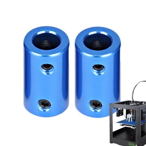 Schrittmotor-Wellenkupplung - 2 Teile 3D-Drucker Zubehör Automodell Wellenkupplung | Flexible Wellenkupplung Aus Aluminiumlegierung, Umweltfreundlicher 3D-Drucker Stecker Schrittmotor-Wellenkupplung - 2 Teile 3D-Drucker Zubehör Automodell Wellenkupplung | Flexible Wellenkupplung Aus Aluminiumlegierung, Umweltfreundlicher 3D-Drucker Stecker von Ynnhik