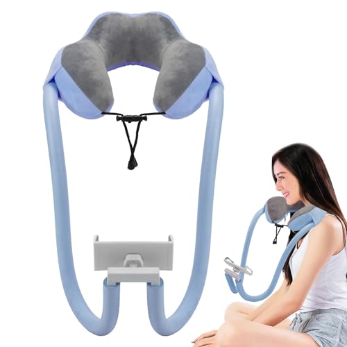 Telefon Nackenhalter | Telefon Kissenhalter für 360 Grad Einstellung, flexibler Handy-Halter für Nackenkissen Telefonständer ideal für Heimreisen im Freien Telefon Nackenhalter | Telefon Kissenhalter für 360 Grad Einstellung, flexibler Handy-Halter für Nackenkissen Telefonständer ideal für Heimreisen im Freien von Ynnhik