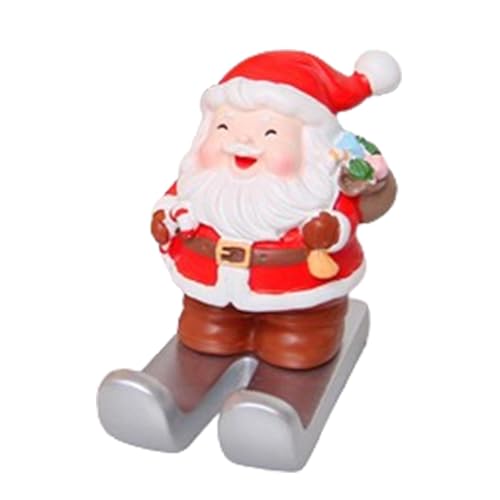 Telefonhalter, Tablet-Stand, Weihnachtsmann Telefonhalter, Tragbare Tischtelefonhalter, Harz Weihnachten Telefonhalter für Zuhause und Schule Telefonhalter, Tablet-Stand, Weihnachtsmann Telefonhalter, Tragbare Tischtelefonhalter, Harz Weihnachten Telefonhalter für Zuhause und Schule von Ynnhik